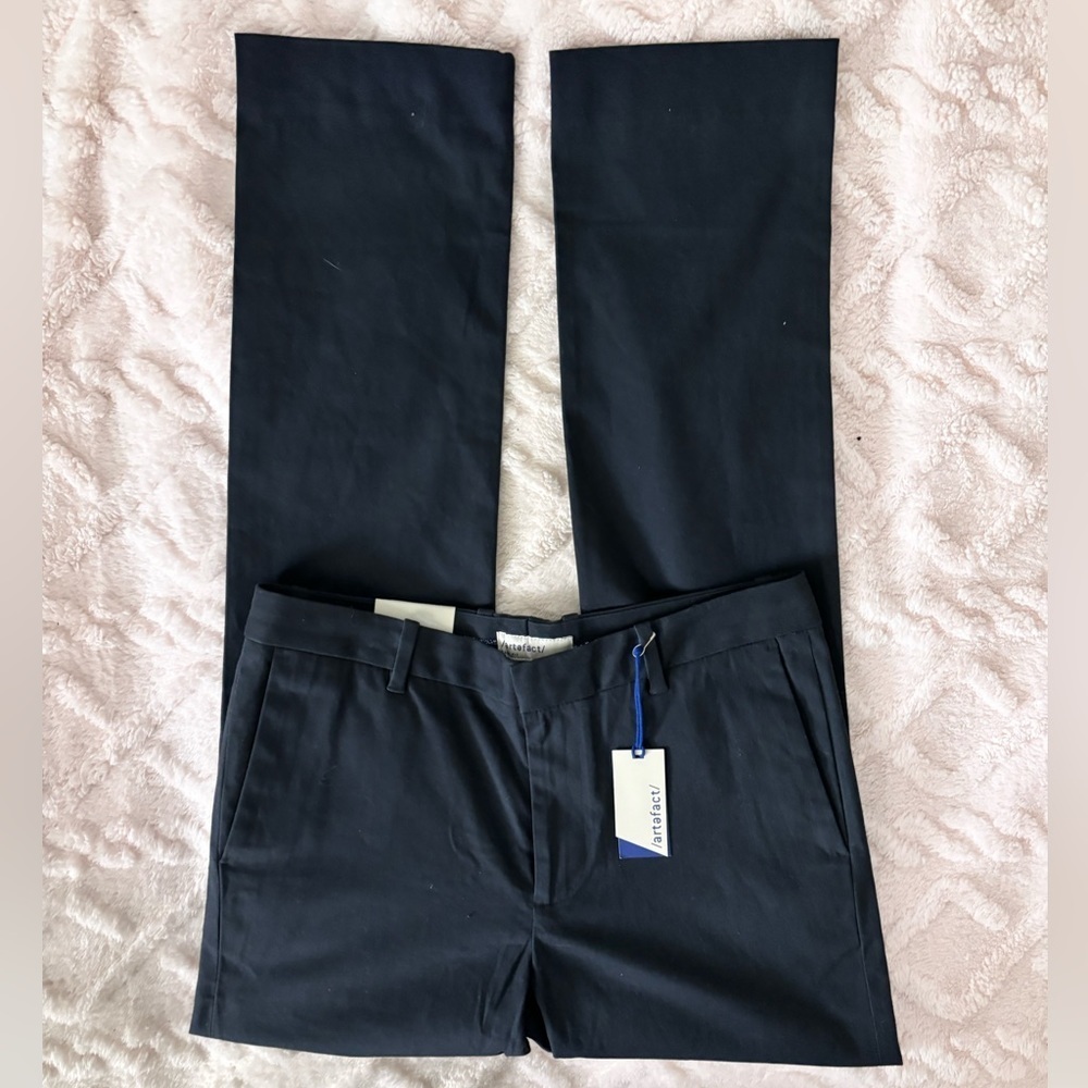 Artefact Men's Straight Leg Slim Fit Dress Pants with Hip Pockets | Sz 31/32